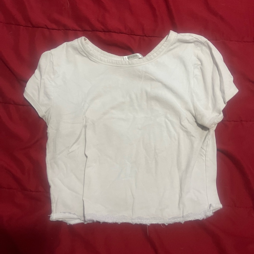 Bozzolo Kids Cream Short Sleeve Tee